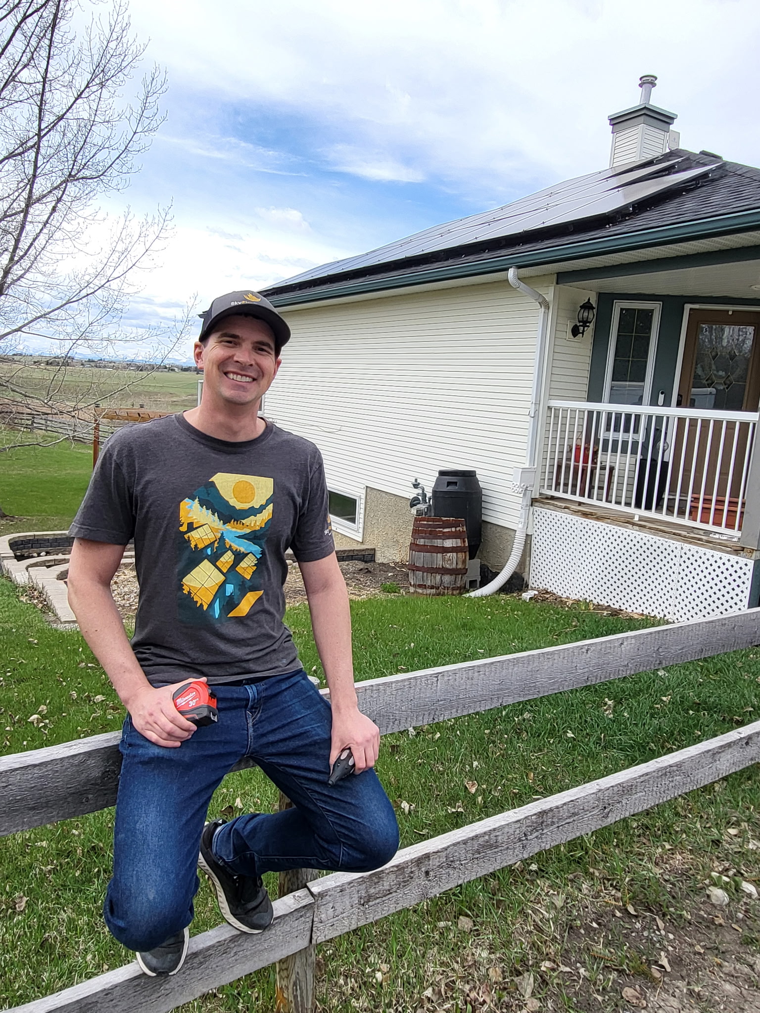 Colin Pischke &mdash; solar house and Alberta prairies